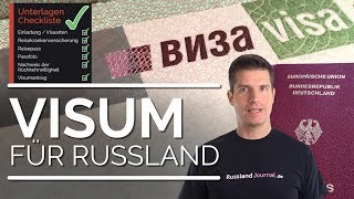 Visum für Russland  Checkliste 3 Möglichkeiten der Beantragung FAQs [upl. by Anneirda748]