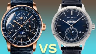 Patek Philippe 5236P Perpetual Calendar vs Audemars Piguet Code 1159 Perpetual Calendar [upl. by Annorah798]