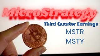 MicroStrategy Q3 Earnings call MSTY shareholders should hear msty mstr yieldmax microstrategy [upl. by Esnohpla]