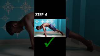 HOW TO DO PUSH UPS  PUSH UP TUTORIAL 🔰 calisthenics shorts [upl. by Anabal211]