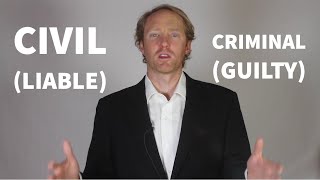 Explained Civil Law vs Criminal Law [upl. by Andonis861]