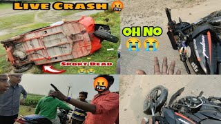 Live Crash With Toto 🤬🤬 Drunk Boy Driving on Toto  Live Crash livecrash [upl. by Rie]