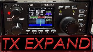 XIEGU G90 ESPANDERE LA TRASMISSIONE SU TUTTE LE FREQUENZE mars mod [upl. by Anett]