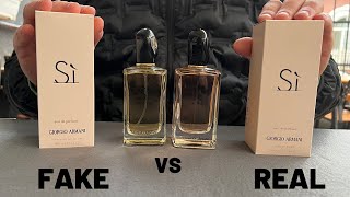 Fake vs Real Armani Sì Perfume EDP 100 ml [upl. by Buddy]