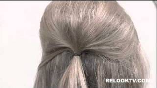 RelookTVcom  HAIR STYLING  Paris Fashion Vintage Beehive [upl. by Anilam]