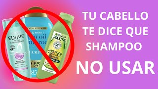 SHAMPOO QUE DEBES EVITAR SEGÚN TU TIPO DE CUERO CABELLUDO [upl. by Ais]