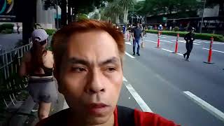 fun Running exercise Ayala Makati city  cover by Rene Vlogs ♥️ [upl. by Halda641]