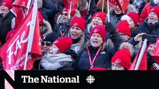 Quebec teachers may begin 2024 on picket lines [upl. by Perr]