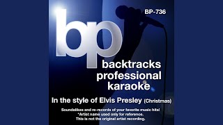 If Every Day Was Like Christmas Karaoke track With Background Vocal In the style of Elvis [upl. by Adnalay940]