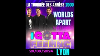 Tournée quotI Gotta Feelingquot  Lyon 28092024  Worlds Apart [upl. by Acinemod]