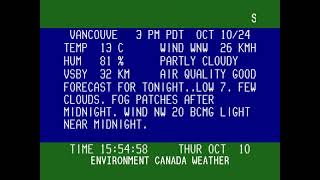 Vancouver BC  LIVE Weather 247  90s Weather Channel [upl. by Ailadi804]