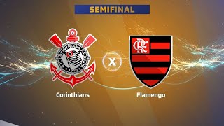 FLAMENGO X CORINTHIANS  COPA DO BRASIL  GAMEPLAY TESTE [upl. by Jaqitsch]