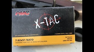 762x51mm 147gr FMJ PMC XTAC Velocity Test [upl. by Wolff]