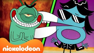 Plankton amp Scissors Schemes And Cheats Marathon 😱 SpongeBob  Rock Paper Scissors  Nicktoons [upl. by Ahsieka]