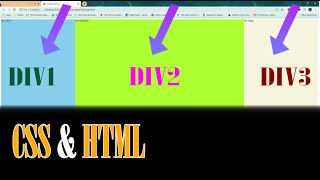 Introducing Divs and controlling them with classes and ids in HTML amp CSS [upl. by Brentt]