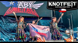 BABYMETAL KNOTFEST CHILE 2024 Full Show 02  NOV  2024 [upl. by Ardnohsed]