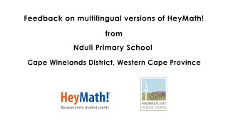 Gr 1 Educator uses HeyMath in Xhosa [upl. by Imac]