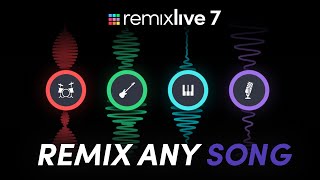 Extract stems with AI Remix I Remixlive 7 [upl. by Tirrej229]