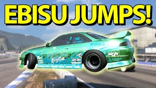 Best Jump Drifts at Ebisu  CarX Drift Racing gameplay Logitech G29 steering wheel [upl. by Tala408]