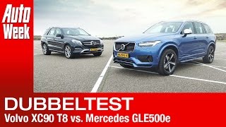 Dubbeltest  Volvo XC90 vs Mercedes GLE500e [upl. by Eldnik]