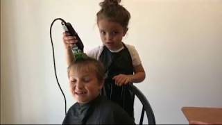 6 YEAR OLD CUTS BROTHERS HAIR [upl. by Pantia]