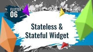 ENG SUB FLUTTER 06 Stateless amp Stateful Widget [upl. by Ellemac]