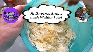 Selleriesalat fast Waldorfsalat [upl. by Lerret]