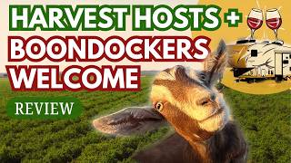 Harvest Hosts amp Boondockers Welcome Review From 5 year Members [upl. by Sitruk]