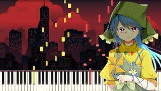 Touhou 17 Entrusting this World to Idols  Idoratrize World piano Synthesia MIDI [upl. by Simsar]