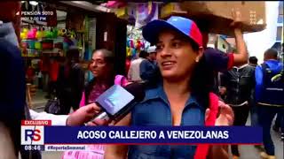 Venezolanas hablan sobre el acoso que viven al vender sus arepas en las calles de la ciudad de Lima [upl. by Nedyaj]