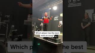 Which Darts Player has the best WalkOnSong [upl. by Liebermann]