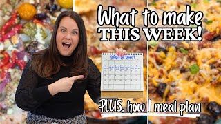 A WEEK of DELICIOUS DINNERS everyone will love  HOW TO MEAL PLAN [upl. by Ahscrop]