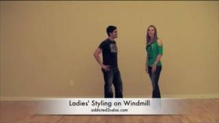 Salsa Dance  Windmill Pattern and Styling [upl. by Fowle501]