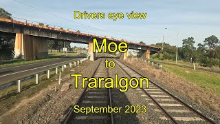 Drivers eye view Moe to Traralgon Sep 2023 [upl. by Aniuqal]