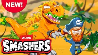 SMASHERS Skull Mountain  Season 5 Episode 10  Kids Cartoons  Zuru  Smashers World [upl. by Adnilrem]