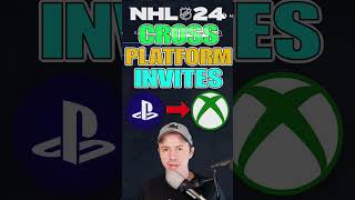 NHL 24  How to Cross Platform Invite eashl playstation xbox [upl. by Anirtac516]