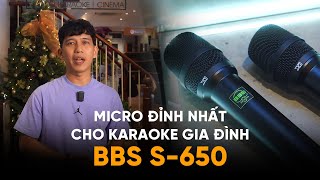 “ĐẬP HỘP” Micro Không Dây CHINA 14 Triệu 😬 Liệu Có Đáng Mua Cho Dàn Karaoke Gia Đình BBS S650 X1 [upl. by Jabe]