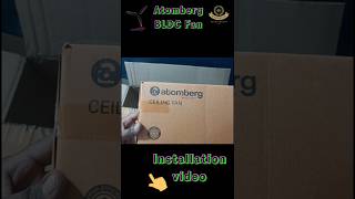 Atomberg BLDC Fan Unboxing  fan atomberg bldcfan trending [upl. by Franciscka]