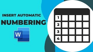 Automatic MS Word Numbering HeadingsSubheadings [upl. by Nireves]