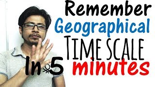 Geological time scale chart made easy with tricks  memorize geographical time scale in 5 minutes [upl. by Cuttie270]