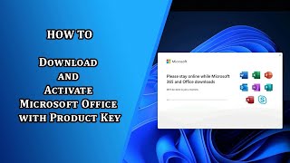 How to Download and Activate Microsoft Office with Product Key [upl. by Berti]