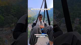 Bungy In Rishikesh bungee bungeejumping jumping adventure trending viral bungy shorts [upl. by Jillane]