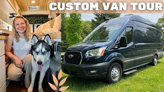 FULL TOUR of my NEW Ford Transit Camper Van 🚐 Professional Van Conversion by Drifter Vans [upl. by Selig]