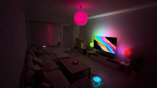 Phillips Ambilight TV with Hue Lights Demo [upl. by Nyrtak299]