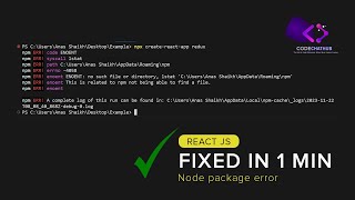 No such file or directory vscode This is related to npm not being able to find a file  File Error [upl. by Colver]