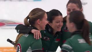 Kerri Einarson runs Rachel Homan out of rocks to win 2021 Players Championship womens title [upl. by Ymij]