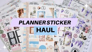 Journaling Sticker Kits amp Washi Tape  haul [upl. by Gnet]