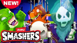 Enter The Halloween Horror House BOO  Smashers  Dinosaur Day Cartoon For Kids 🦖 Dino Minis 💥 NEW [upl. by Wolfram651]