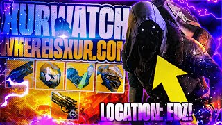 DESTINY 2  WHERE IS XUR  EXOTICS LOCATION MAP  122223  WHEREISXURCOM [upl. by Laden431]