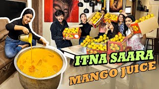 Mango juice banane mai sab ne mehnat ki  Muskan Sharma Vlog [upl. by Sunday]